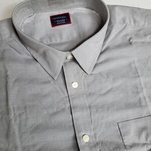 UNTUCKit Bual XXX Large 3XL Gray Short Sleeve Button Down Shirt Men's NWT